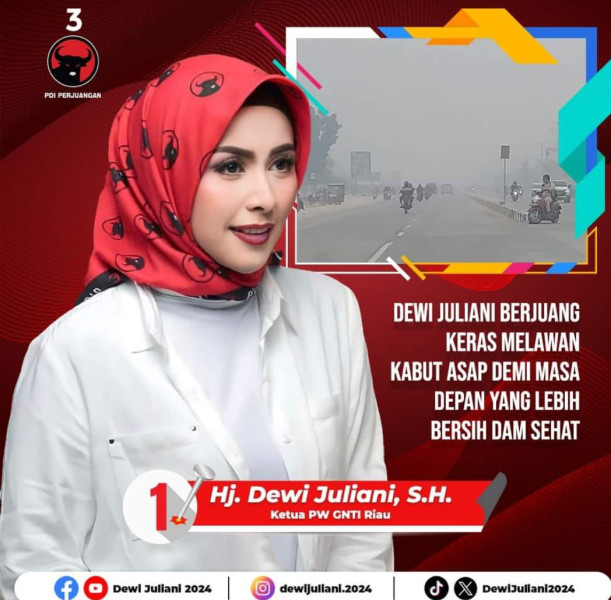 Perangi Karhutla, Dewi Juliani, 