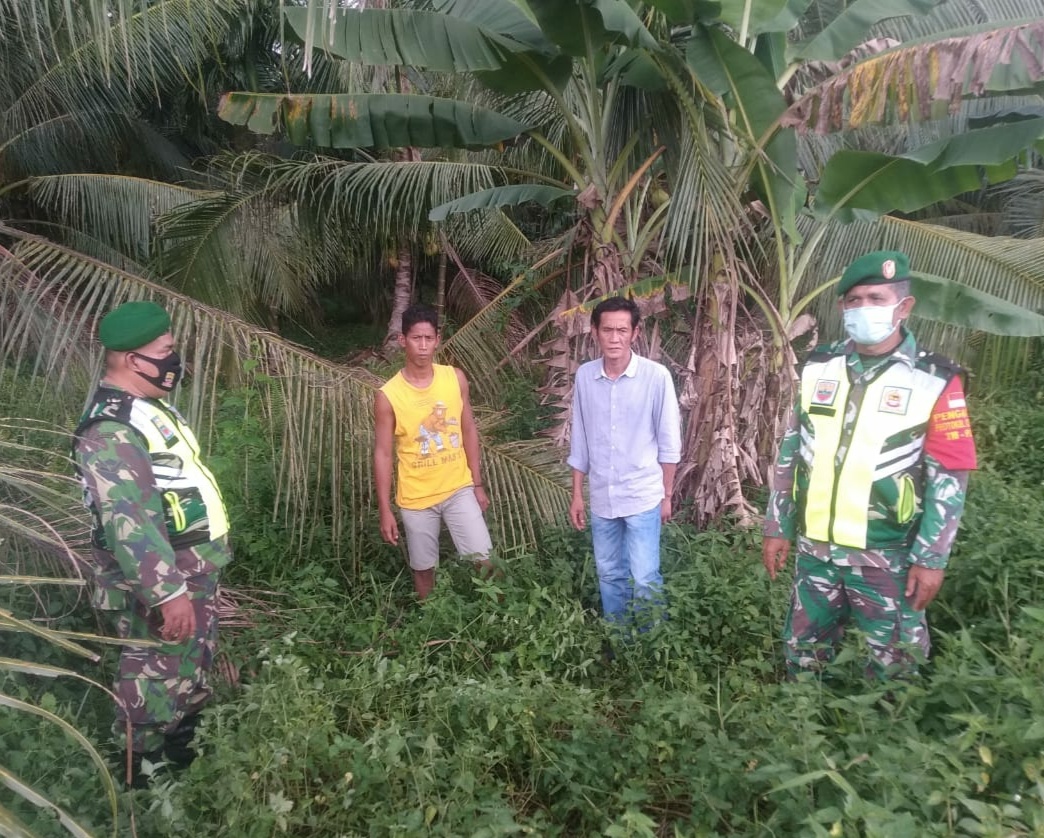 Personil Koramil 04/Kuindra Terus Lakukan Patroli dan Sosialisasi Karhutla