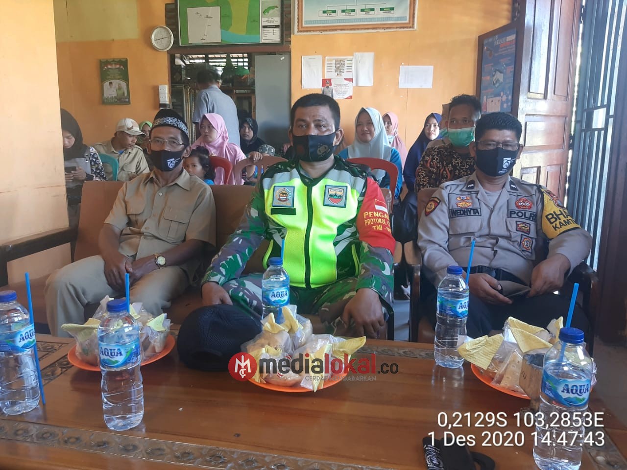 Babinsa Gemilang Jaya Ikuti Kegiatan Sosialisasi Kesehatan 