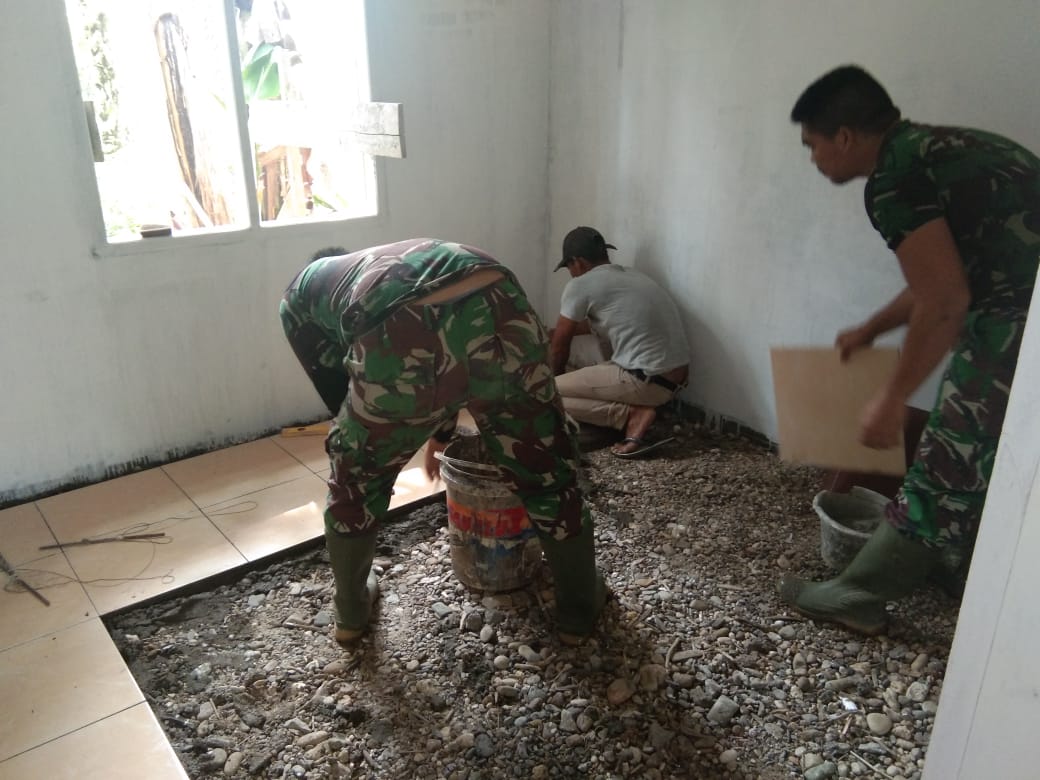 Pembangunan RTLH Bu Dede Angraini Hampir Rampung