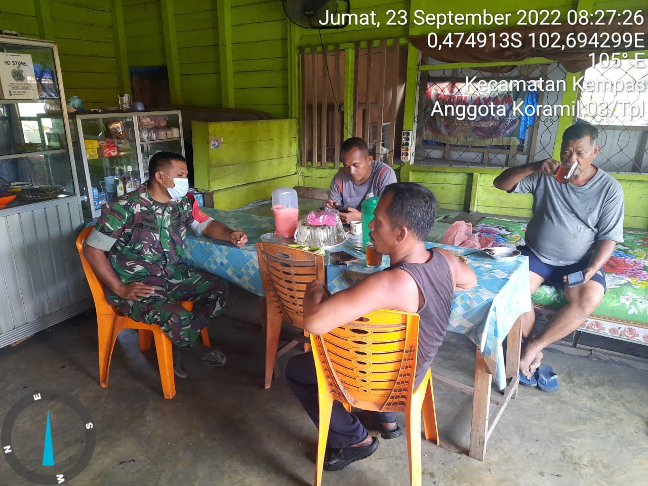 Melalui Komsos, Dekatkan Babinsa 03/Tpl Dengan Warga Binaan