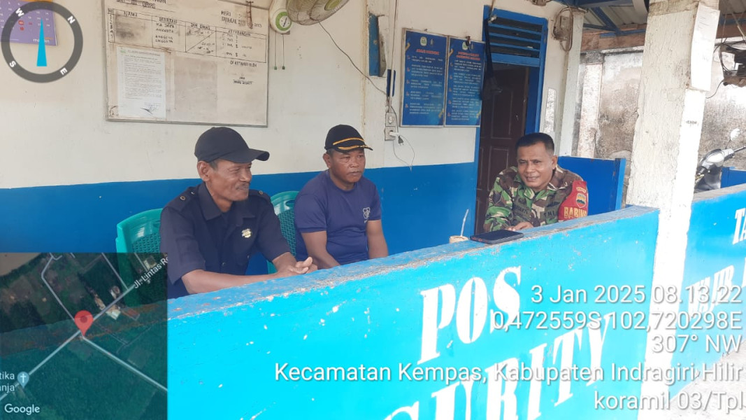 PT. SKI dan Babinsa Koramil 03/Tempuling Jalin Kerjasama Keamanan