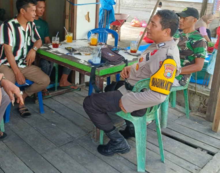Babinkamtibmas Desa Terusan Beringin Terus Membenahi Masalah Kamtibmas di Wilayah Tugasnya