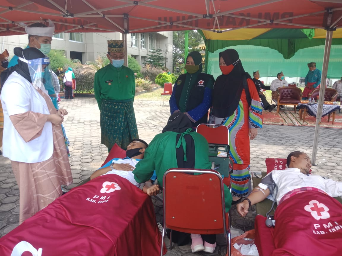 Dalam Rangka Milad Inhil ke-55, Pemkab dan PMI Gelar Donor Darah 