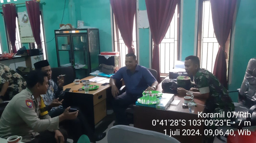 Koramil 07/Reteh Bangun Kerjasama Antar Sesama Melalui Komsos