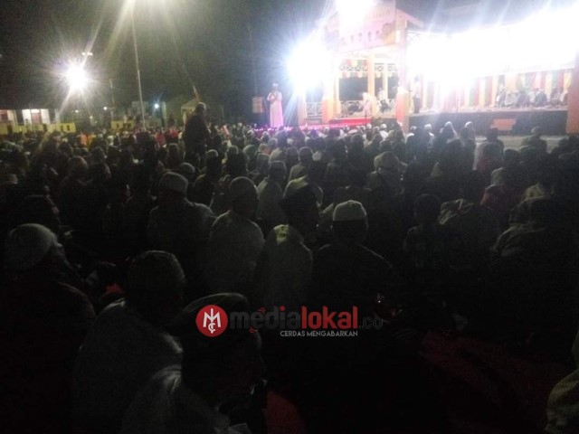 Ribuan Jamaah Hadiri Peringatan Nabi Muhammad SAW 1441 H di Lapangan Teratak Sepakat Teluk Pinang