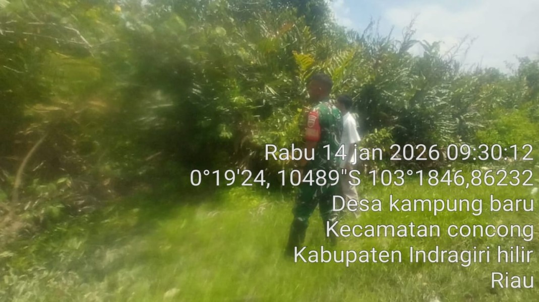 Patroli di Desa Kampung Baru Wujud Kepedulian Babinsa Koramil 04/Kuindra