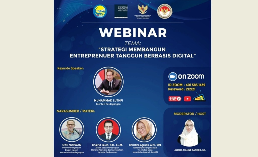 Webinar UMINDO: Strategi Membangun Entrepreneur Tangguh Berbasis Digital