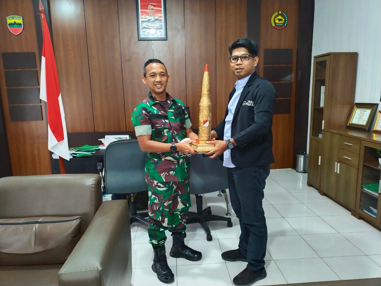 Sinergitas JMSI dan Kodim 0314 Inhil, Tangkal Hoax dan Lakukan Kontrol Sosial 