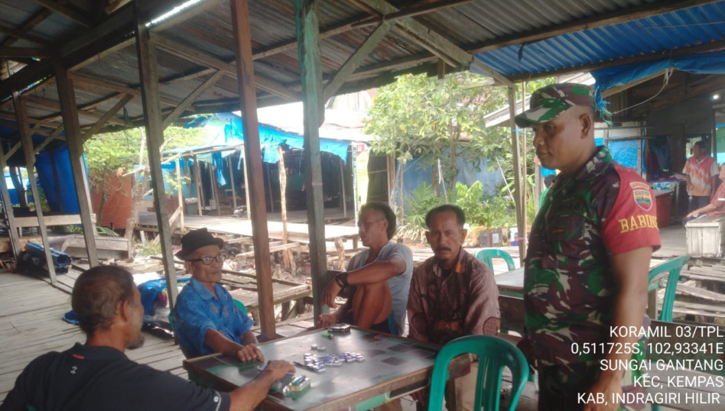 Bincang Santai, Jaga Hubungan Baik Babinsa Koramil 03/Tpl Komsos Dengan Warga Binaan