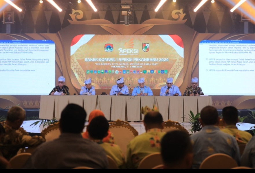 Rakor Apeksi 2024 Komwil I di Pekanbaru Lahirkan 23 Rekomendasi