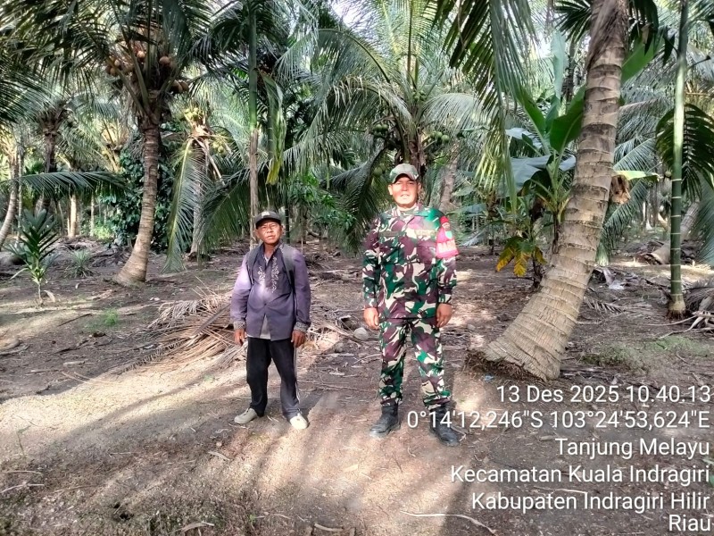 Patroli Tapal Batas di Desa Tanjung Melayu Berjalan Lancar