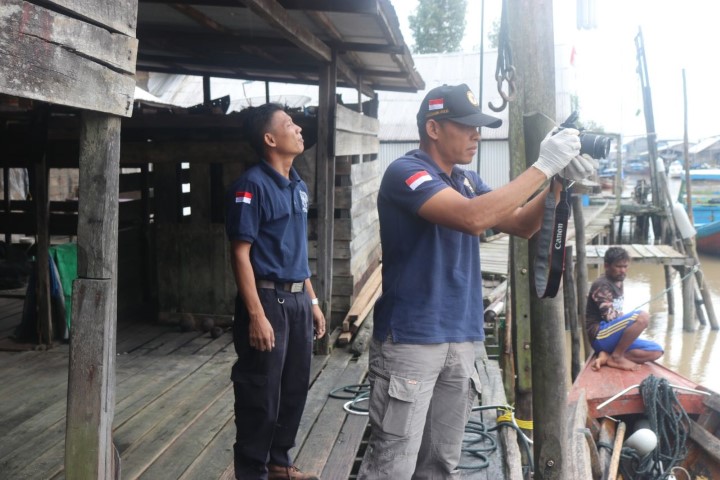 Intensipkan Penyelidikan Penyebab Kebakaran di Desa Bekawan, Polres Inhil Datangkan Tim ini 