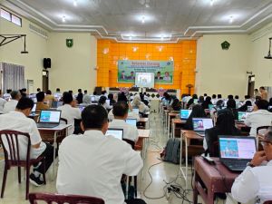 Ribuan ASN Kemenag mengikuti CAT IMPB di Pekanbaru