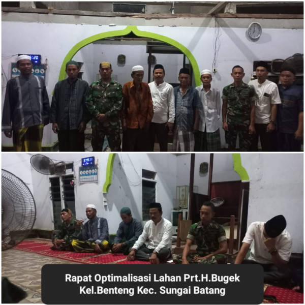 Terkait Perkembangan Tanaman, Danramil 07/Reteh Sertu Bendri Lakukan Peninjauan Lokasi Optimalisasi Lahan