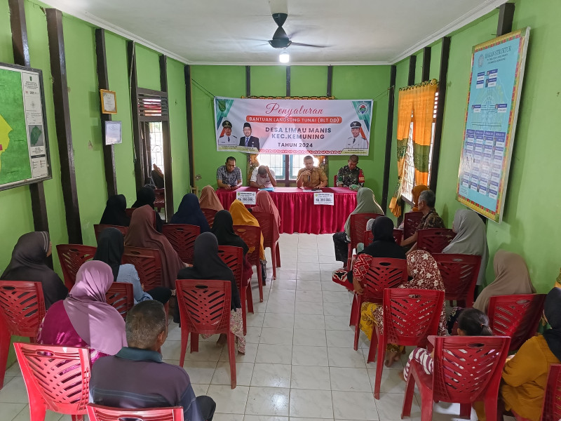 Danramil 09/Kmg Giat Lakukan Pemantauan dan Pendampingan Terhadap Penyaluran BLT DD Kepada Masyarakat