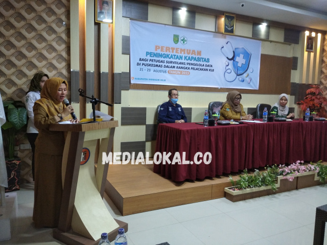 Peningkatan Kapasitas Petugas Surveilans Dinkes Inhil Adakan Pertemuan Hadirkan Narasumber Dari Kemenkes