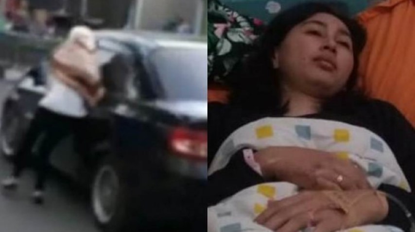 Pergoki Suami Selingkuh, Wanita ini Malah Diseret Mobil Oleh Suaminya
