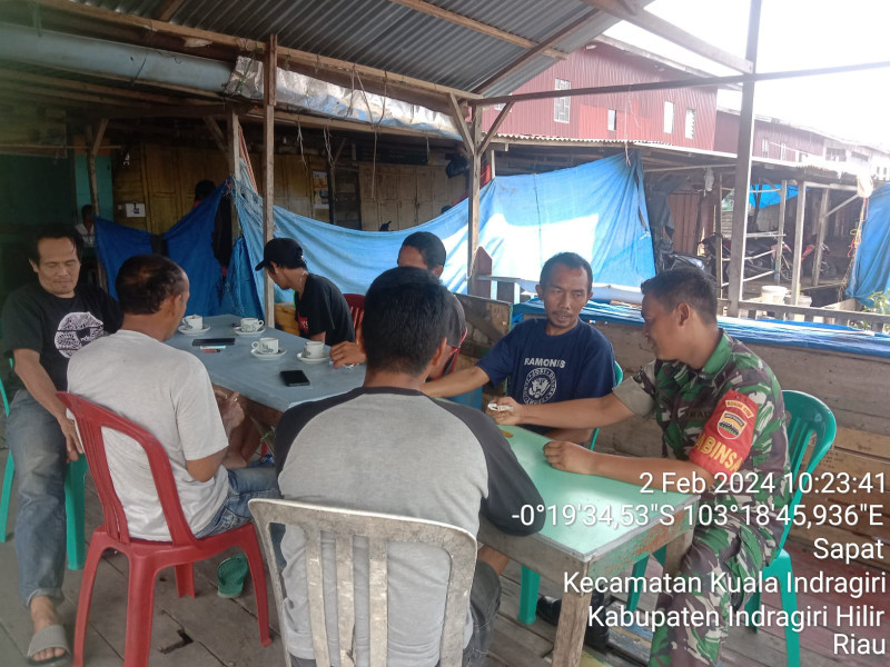 Pupuk Jiwa-Jiwa Pancasila Melalui Komsos Babinsa Koramil 04/Kuindra