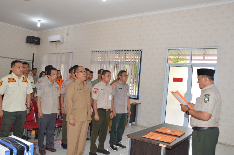 BPBD Bengkalis Gelar Penandatangan Fakta Integritas Dan Ikrar Netralitas Pemilu