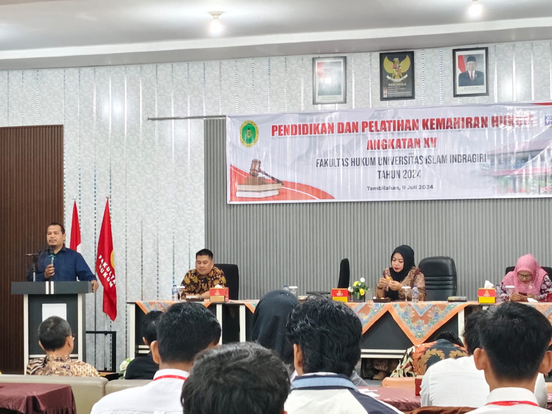 Diklat Kemahiran Hukum Angkatan Ke -XV Resmi di Buka, Bukti Eksistensi Fakultas Hukum Unisi Bekali Keterampilan Mahasiswanya