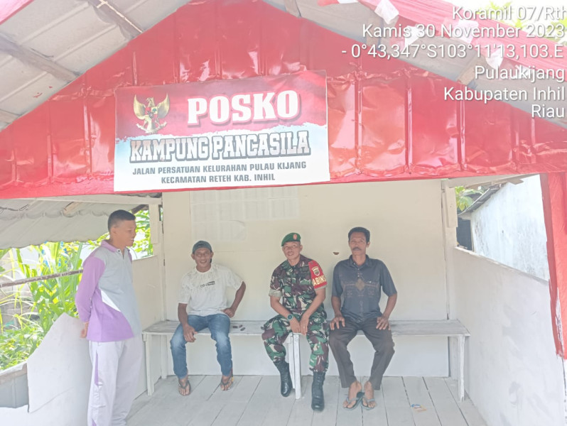 Jalin Hubungan Harmonis Antara Koramil 07/Reteh Dengan Masyarakat Melalui Komsos