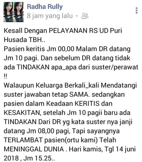 Nitizen Sebut Buruknya Pelayanan di RSUD PH, DPRD Inhil Bersuara 