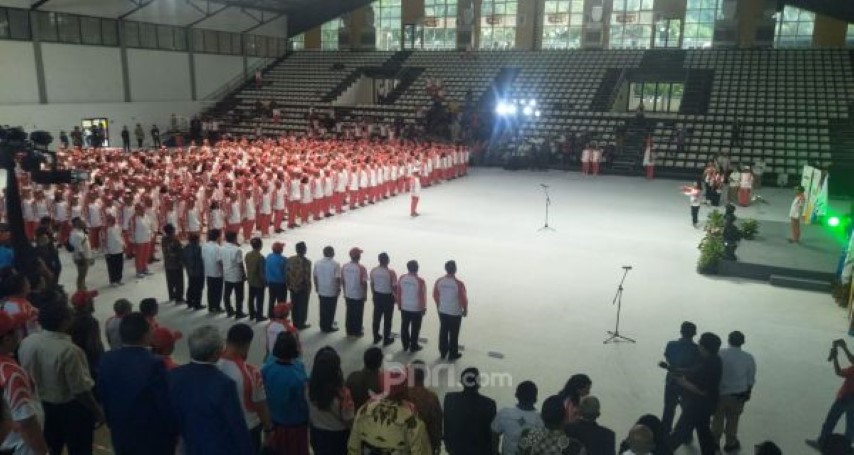 Bismillah, Jokowi Lepas Kontingen Indonesia ke Sea Games Filipina