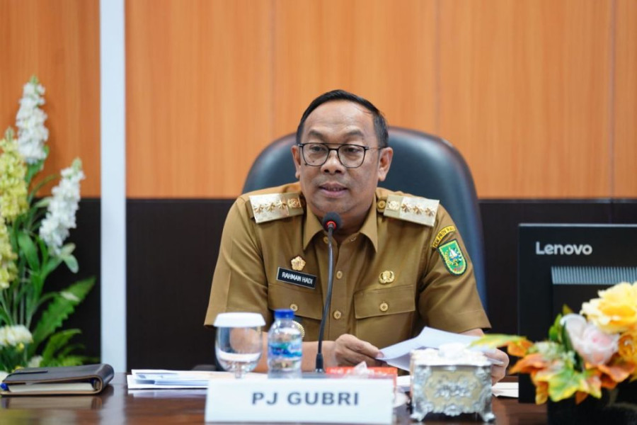 Pj Gubri Buka Giat Rilis Berita Statistik BPS Riau