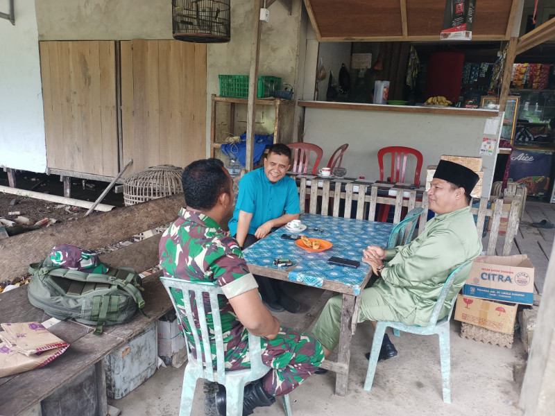 Babinsa Serda Margono Jalin Hubungan yang Harmonis Dengan Masyarakat