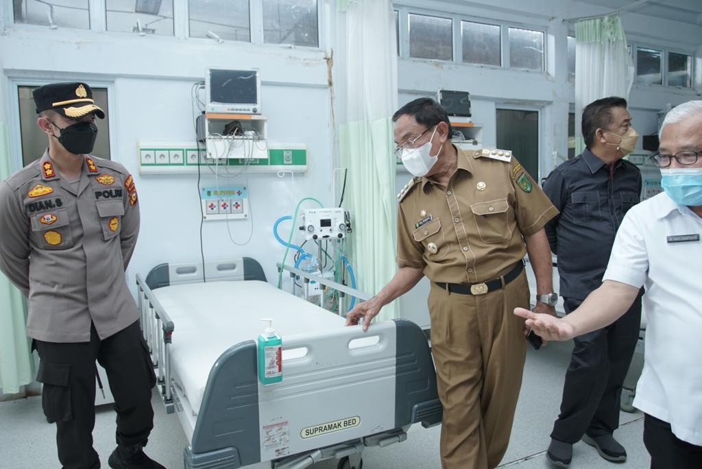Wardan Tinjau Kesiapan RSUD Puri Husada Tembilahan Lawan Gelombang Omicron