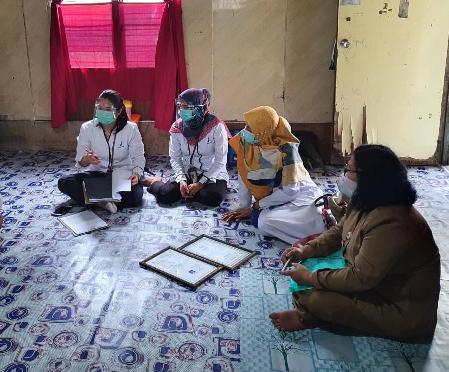 BPOM Inhil bersama Dinkes Berikan Pendampingan terhadap UMKM IRT Pangan di Guntung