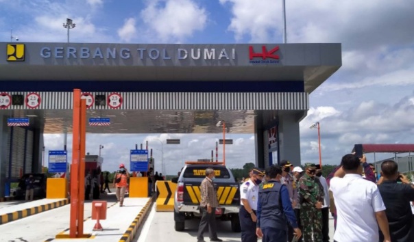 Gubri Tinjau Tol Pekanbaru-Dumai Sebelum Diresmikan Presiden