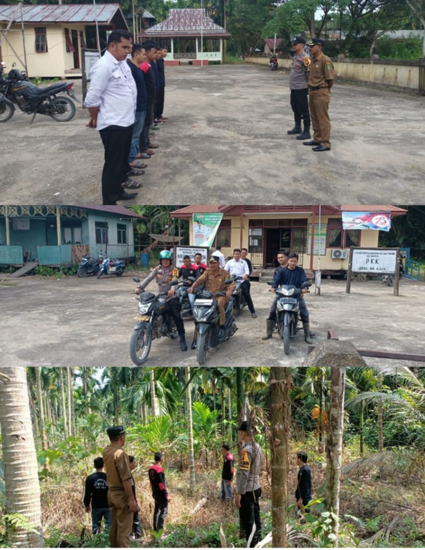 Bhabinkamtibmas Giat Lakukan Patroli Karhutla di Wilayah Binaan