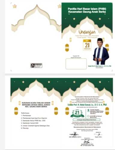 Ini Jadwalnya, Ayo Ramaikan Tabligh Akbar Bersama UAS di Lapangan Teratak Sepakat Teluk Pinang 