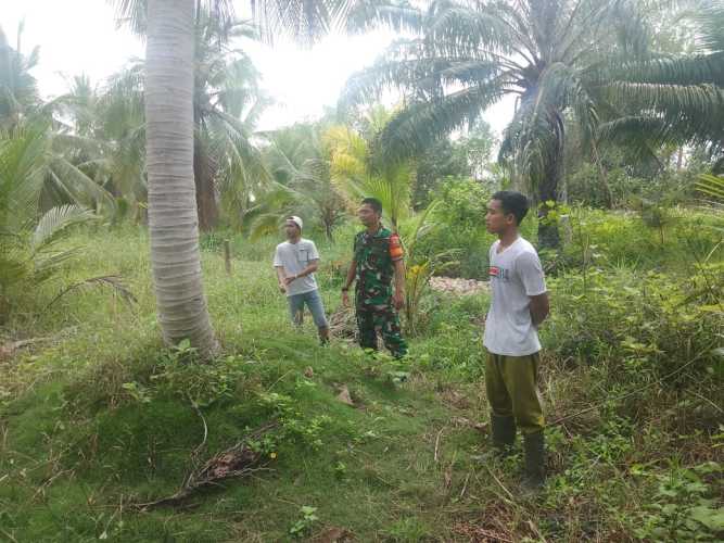 Babinsa Koramil 04/Kuindra Akan Terus Turun Ke Wilayah Untuk Memantau Karlahut