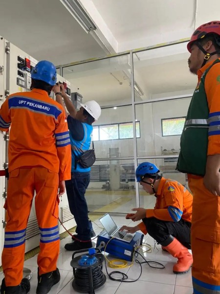 PLN Perkuat Keandalan Listrik di Riau Melalui Pemeriksaan Keamanan Sistem di GI Taluk Kuantan