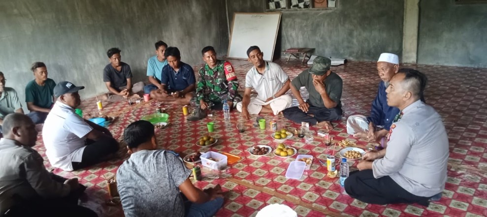 Serka Rizal Nasution Komsos, Diskusi Bersama Warga Tentang Pentingnya Kerjasama