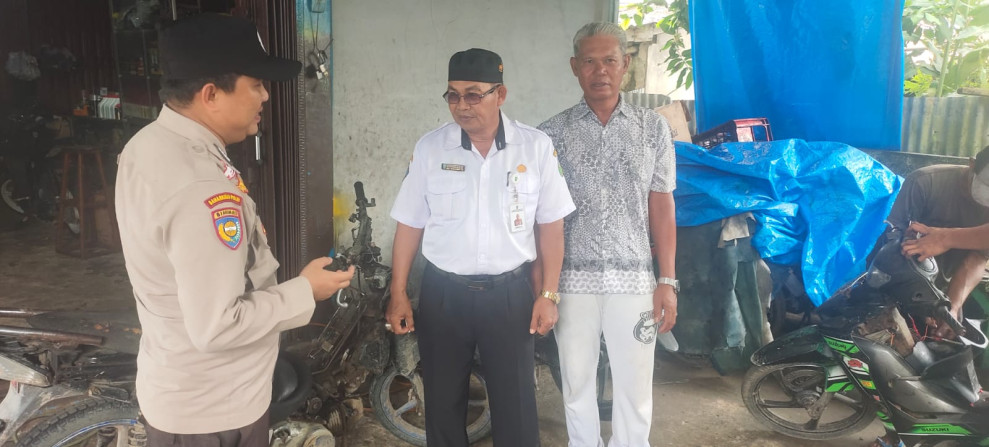Bhabinkamtibmas Kelurahan Teluk Pinang Berikan Himbauan Terkait Kamtibmas Kepada Warga Binaan