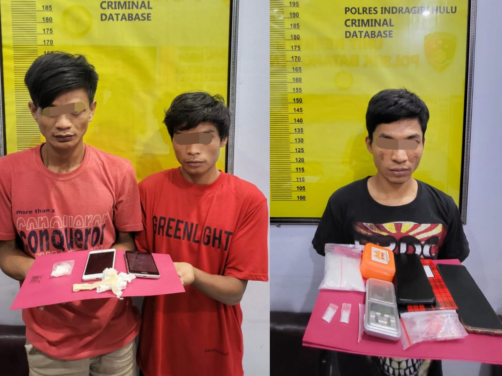 Polsek Batang Cenaku Ringkus 3 Pengedar Sabu  Polsek Batang Cenaku Ringkus 3 Pengedar Sabu