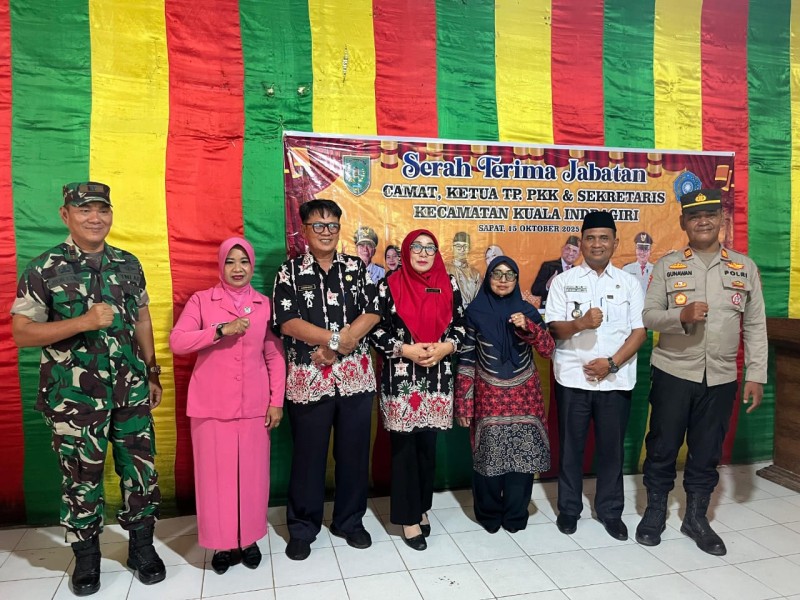 Danramil 04/Kuindra Hadirk Serah Terima Jabatan Camat, Ketua Tp. PKK, dan Sekretaris Kecamatan Kuindra