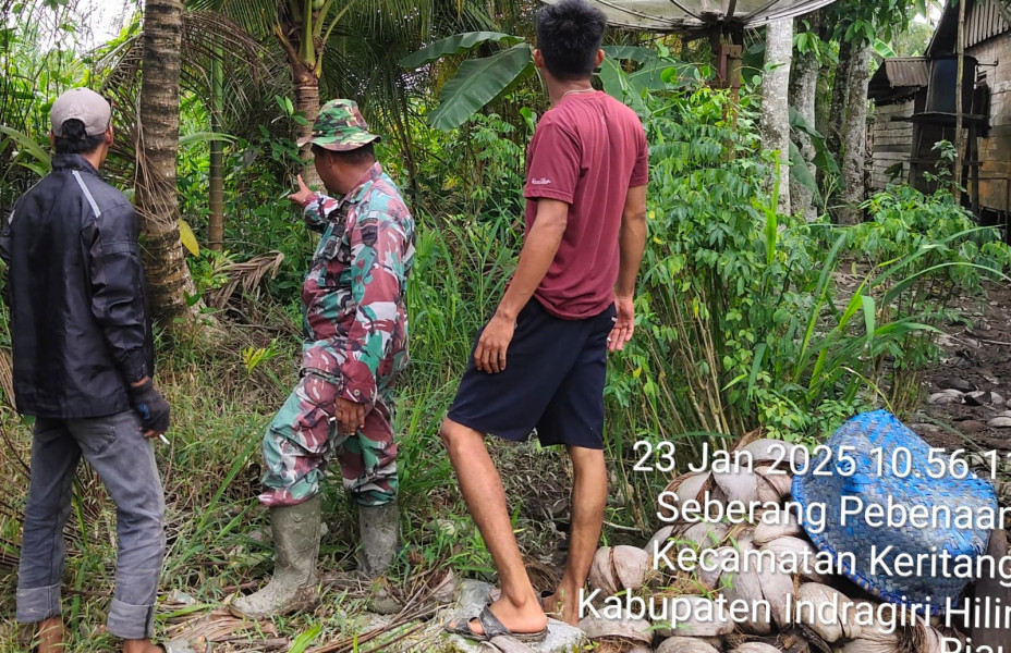 Patroli Karhutla Koramil 09/Kemuning: Sinergi TNI dan Masyarakat Keritang