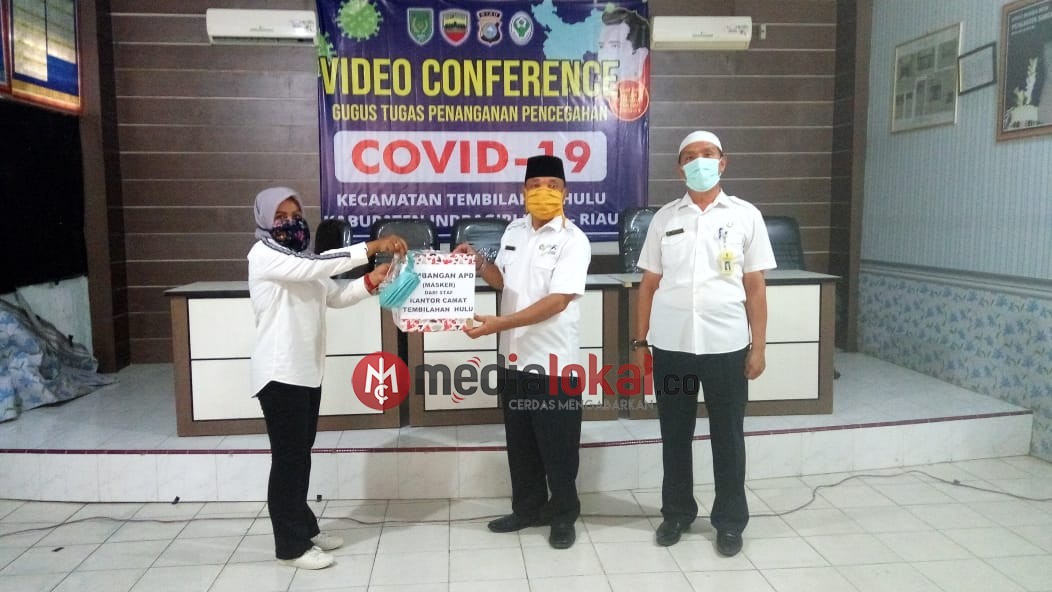 Bantu Kekurangan APD, Camat Tembilahan Hulu Akan Salurkan Masker untuk Masyarakat 