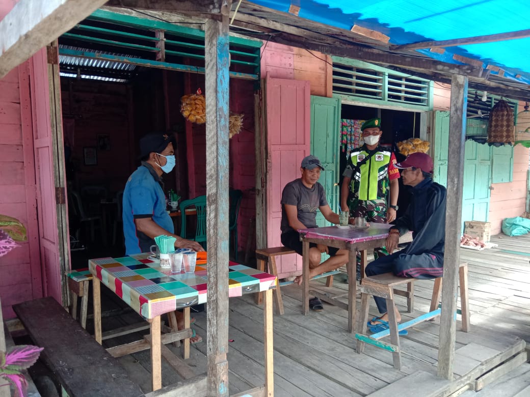 Serda Ronal Manalu Tegakkan Prokes di Wilayah Binaan