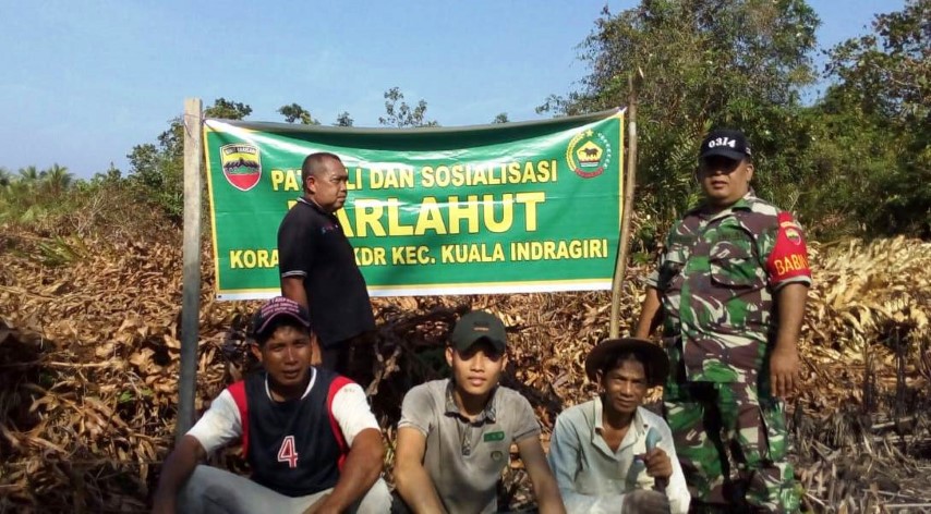 Cegah Karhula, Babinsa Koramil 04/Kuindra Rutin Patroli