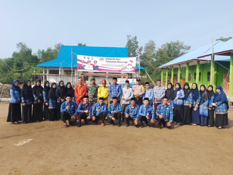 Bentuk Penghormatan Kepada Para Pahlawan, Danpos Concong Melaksanakan Upacara Dalam Memperingati Hari Pahlawan
