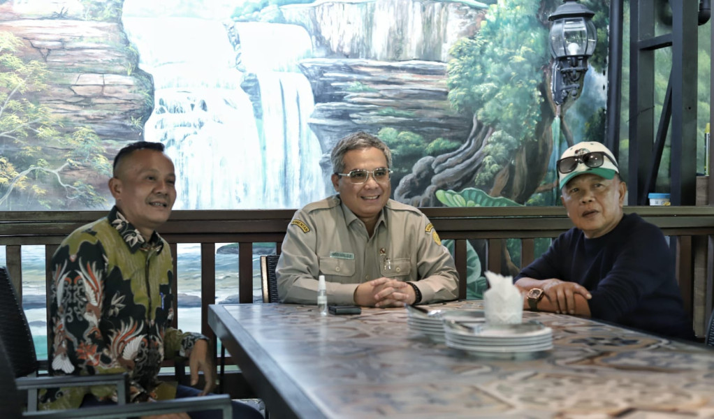 Majukan Pertanian di Meranti, Plt Bupati Asmar Temui Wamen Pertanian