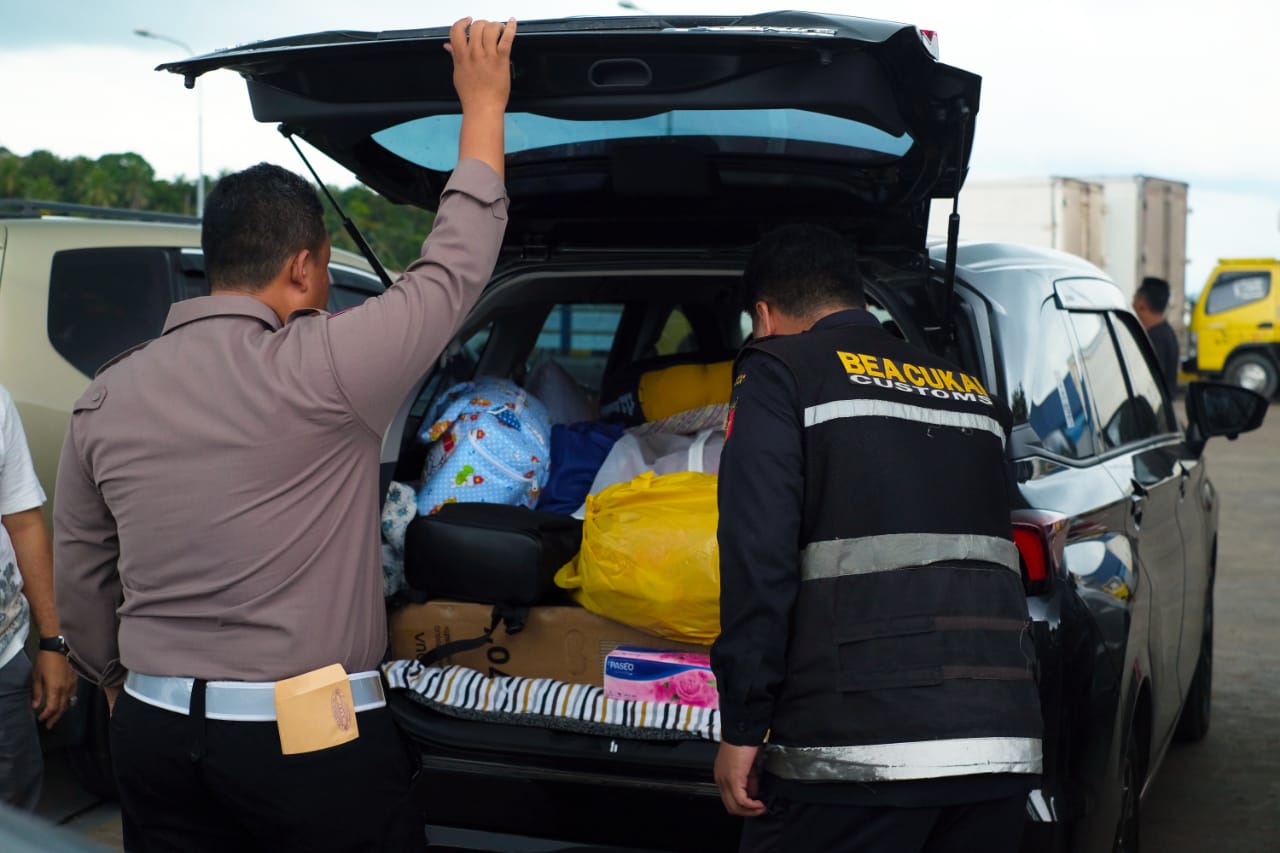 Bea Cukai Batam Kembali Gelar Operasi Bersama Penertiban di Pelabuhan Telaga Punggur