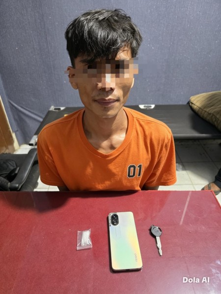 Satresnarkoba Inhil Bekuk Bandar Sabu di Keritang