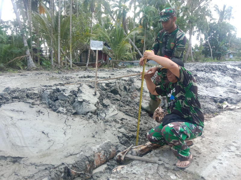 Danramil 05/Gas Kapten Czi Selamaet Hirohito Melaksanakan Optimasi Lahan Sawah